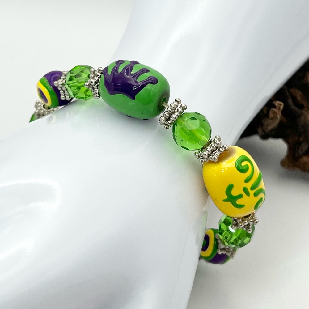 MARDI GRAS BRACELET - Picture 2 of 7